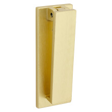 National Hardware N336-705 Reed Deurklopper, 4-3/4", Geborsteld Goud
