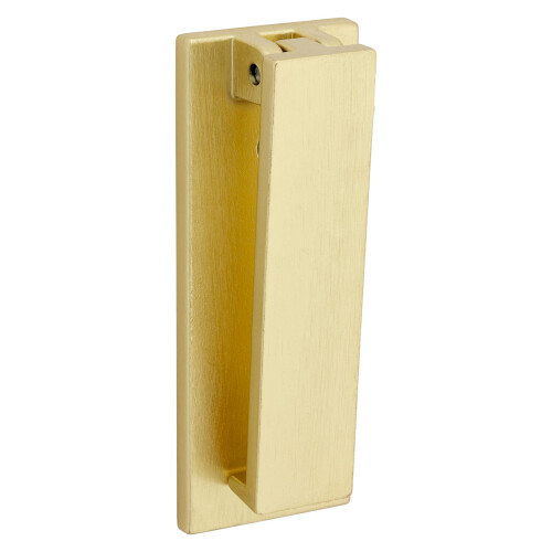 National Hardware N336-705 Aldaba de puerta de caρa 4-3/4"""" oro cepillado