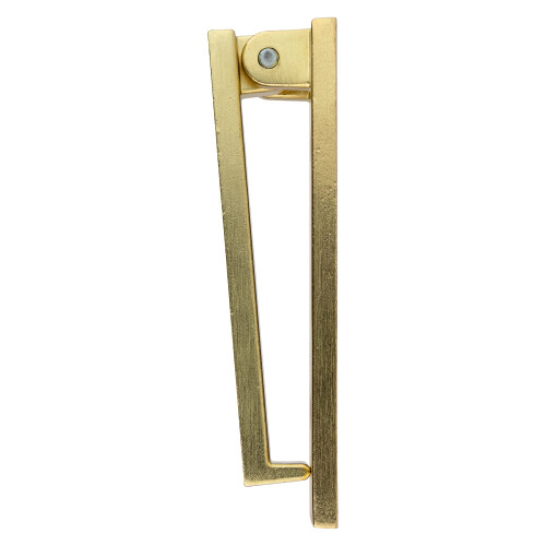 National Hardware N336-705 Aldaba de puerta de caρa 4-3/4"""" oro cepillado 2