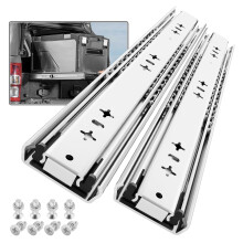 SHUHANG 1 paio di guide per cassetti per carichi pesanti con capacit? di carico di 185 libbre 12 14 16 18 20 22 24 26 28 30 32 34 36 38 Guide per