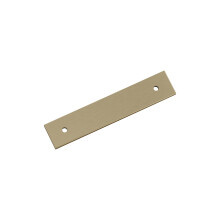 Amerock Ladera 3-3/4 cala (96 mm) Prostokąt od środka do środka Złota płytka do szafki na szampana BP37762BBZ