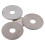 3/8 X 1-1/2"""" rustfri sk?rmskive (100 stk.) 18-8 (304) rustfrit st?l af Makers Bolt 4