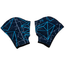 1 paar durchwebte schwimmhandschuhe für training und wassersport