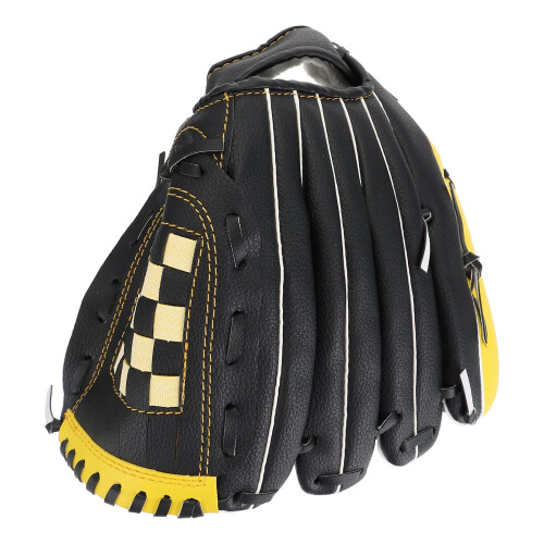 1 baseballhandschuh weichballhandschuh langlebig gelb-