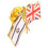 flaggen-anstecker großbritannien dekorative revertsbroche 1