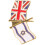 flaggen-anstecker großbritannien dekorative revertsbroche 11