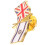 flaggen-anstecker großbritannien dekorative revertsbroche 4