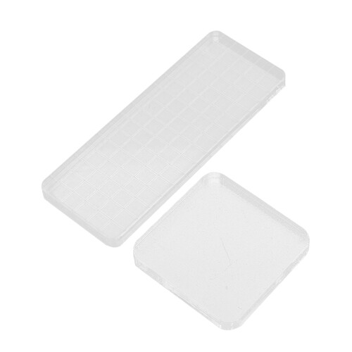 2 Acryl-Dichtung mit Griff, transparente Dichtungsteile ( ) 2
