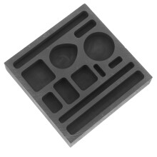 Graphite Ingotschimmel 12 Löcher Für Schmuckguss Metallraffination