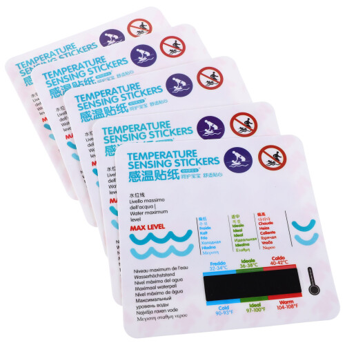 5 baby-badethermometer mit lcd-anzeige für badewanne