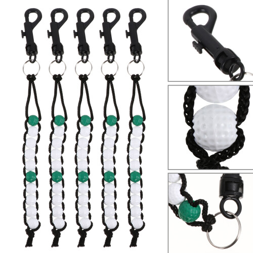 5Stk Bead Chain Golfs Score Counter Kunststoff Für Außen 1