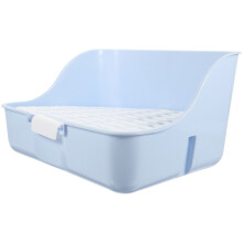 Rabbit Feeder Chinchilla Katzenstreu-Box Kunststoff Himmelblau 1