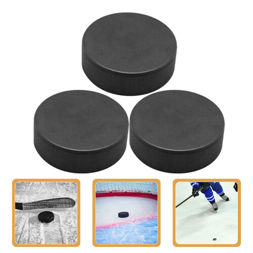 3-teiliges Eishockey-Puck-Set, , Trainingspuck PU 2