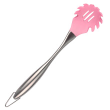 silikonspachtel mit edelstahlgriff, antihaft, für & restaurant, pink