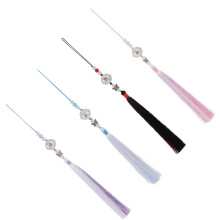 4-teiliges Set Hüftquaste mit Anhänger und Glockenquaste