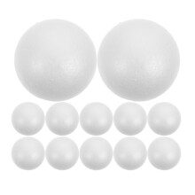 20 weiße halbe -kugeln für blumenarrangements, basteln