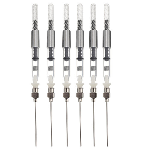 Raindrops Füllerminen 6er Pack Zylindrisch Silber 1