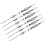Raindrops Füllerminen 6er Pack Zylindrisch Silber 4