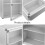wandmontierter arzneimittelschrank mit 8
