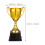 2 mini-trophäen kunststoff mit schwarzem sockel für kinder 2
