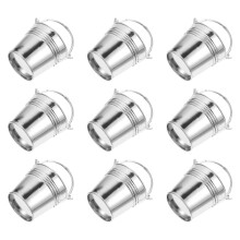 10 mini snack eimer, aufbewahrungs für und bonbons, silber