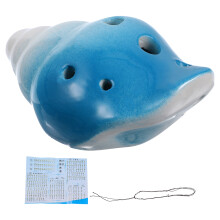 keramik ocarina muschelförmig mit 6 löchern für anfänger zum üben