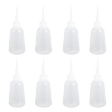 10St 250Ml Kunststoff Druckflasche Für Flüssigen Kleber Nachfüllbar