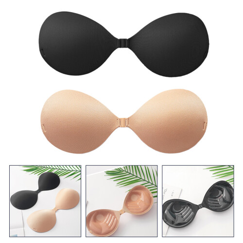 1 Set, 2 - trägerlos Push-up unsichtbare Silikon- 1