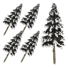 5 stuks zandtafel cederschaalmodel kunstmatige cederboom plastic