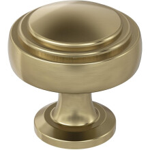 Amerock | Knoflk skrne |Zlat ampansk | 1-1/4 palce (32 mm) Prumer knoflk zsuvky | Okouzlujc | Kuchynsk a koupelnov kovn | Nbytkov kov
