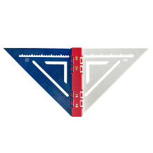 Rapid Rafter dobbeltsidet sp?r firkantet metalstrimmel til niveaufoldninger Flad r?d hvid og bl? v?rkt?j til t?mrere og rammemestre - fremstillet
