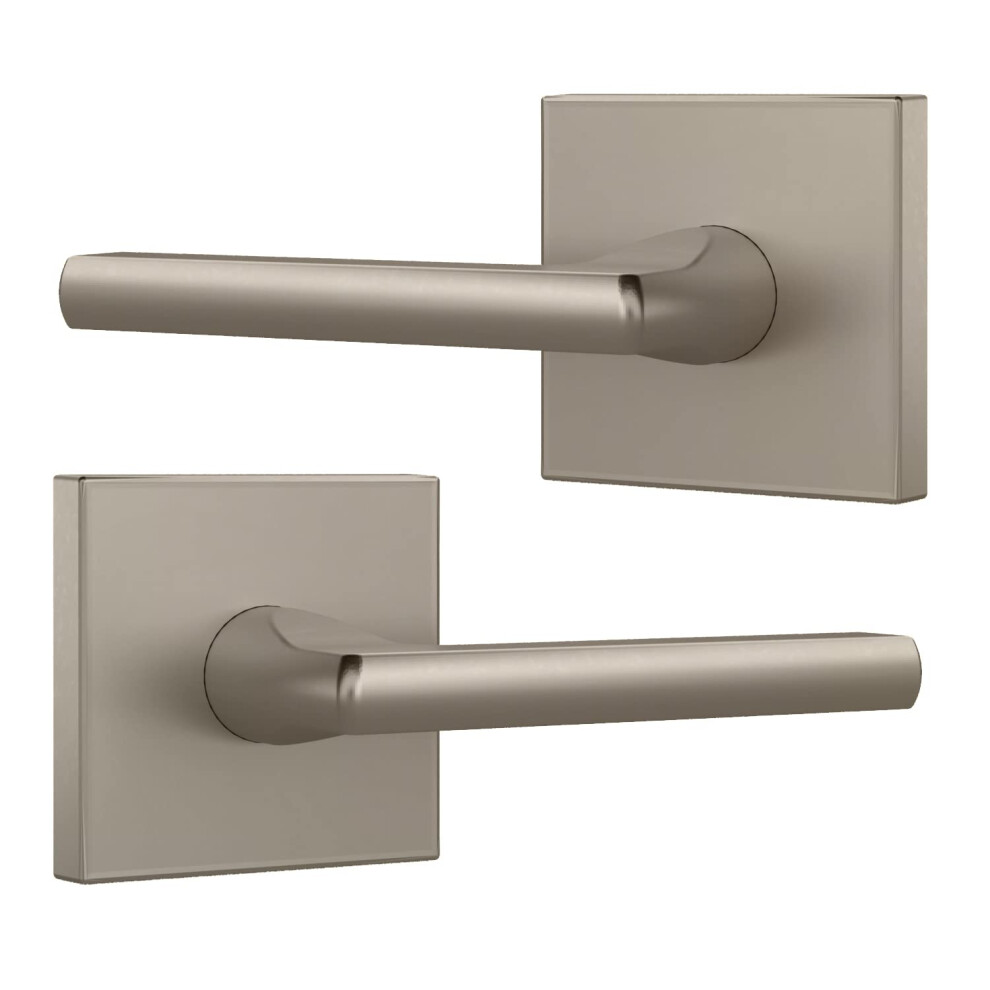 Mega Handles Prime Dummy Lever Door Handle For Closet Or French Doors Single Side Door Levers Non-Turning Fits All Standard Door Sizes Covered S 850020756353