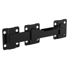 National Hardware N166-023 Loquet de portail moderne noir, 8,23 po