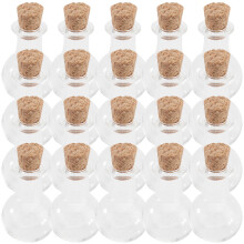 20St Kleine Glasflasche Mit Durchsichtige Trinkflasche