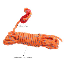 6Pck Reflektierende Abspannseile Nylonseil Zeltleinen Orange