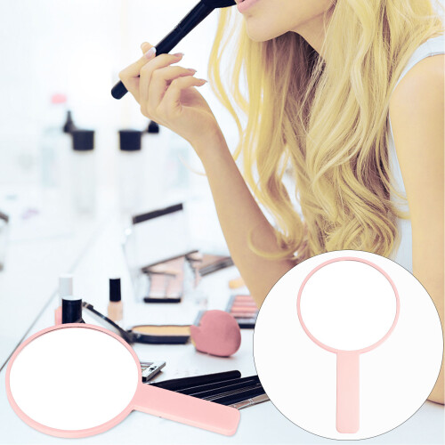 Compact Hand Spiegel Friseur Make- Up Spiegel Mit 2