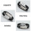2 punk armbänder für männer, design, led 10