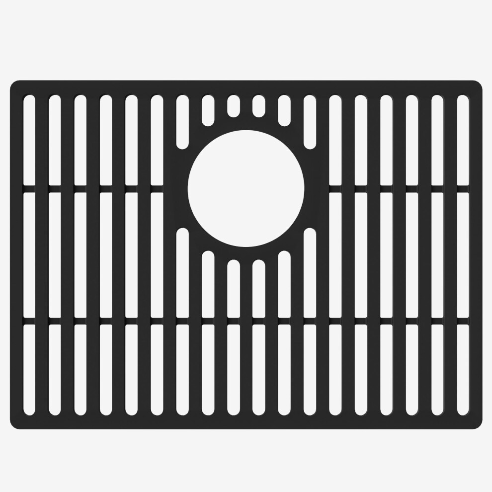 VIGO 19 in. x 14 in. Silicone Kitchen Sink Protective Bottom Grid For Single Basin Sink in Matte Black - VGSG1914MB-image-OPC-PM96PFH-NEW