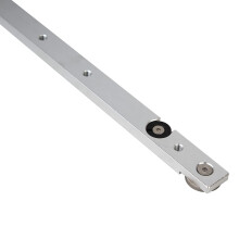 KETIPED Aluminium 450mm Verstekbalk Klemgereedschap Schuiftafelzaag Gauge Staaf T-Slot Track Bar Rail voor freestafels en houtbewerking 450mm (17