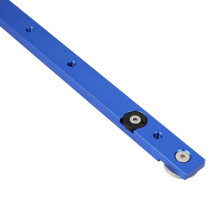 KETIPED Aluminium 450mm Verstekbalk Klemgereedschap Schuiftafelzaag Gauge Staaf T-Slot Track Bar Rail voor freestafels en houtbewerking 450mm (17