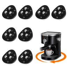 TRVL FIELDER Roulettes auto-adhsives pour appareils de cuisine, roue universelle pivotante  360, mini rouleau de transfert  billes pour bote