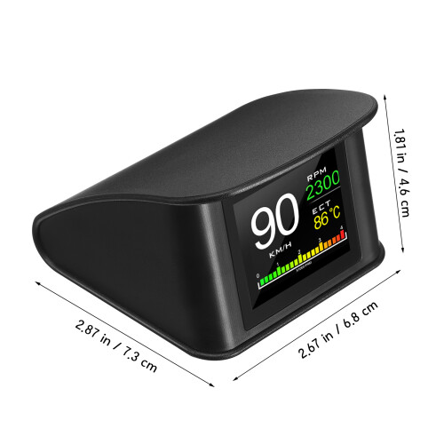 tragbares auto- mit lcd für geschwindigkeit navigation 2