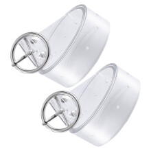 2 Gürtel Taillenband Transparenter Bund