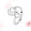 1 Paar Ring Offene Manschette Einfach Hundepfote 1