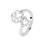 1 Paar Ring Offene Manschette Einfach Hundepfote 6