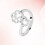 1 Paar Ring Offene Manschette Einfach Hundepfote 9