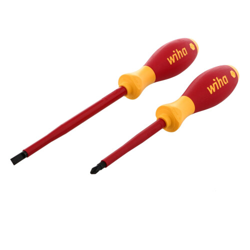 Wiha 2 pc Insulated Slotted/Phillip Screwdriver Set
