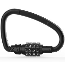 Suuri karabiinikiinnike yhdistelm lukko lukituskarabiini Raskaat portin lukot ulkoaidan Riippumatolle & Swing Hook Bag Kypr Varkaudenesto Kiipeily
