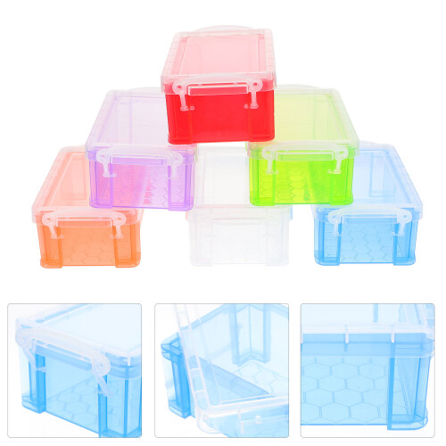 6 Boxen Aufbewahrungsbox Kunststoff 2
