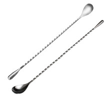 2Stk Rührlöffel Spiraloptik Bar Cocktailshaker Löffel